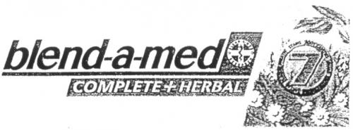 BLEND A MED COMPLETE + HERBAL 7 А RESEARCH - товарный знак РФ 262340
