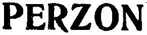 PERZON - товарный знак РФ 119543