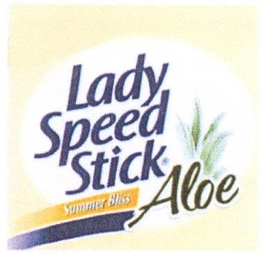 LADY SPEED STICK SUMMER BLISS ALOE - товарный знак РФ 296499