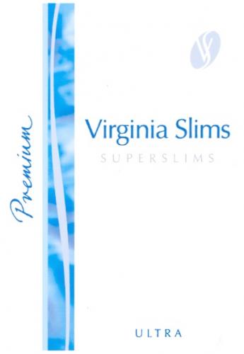 VIRGINIA VS VIRGINIA SLIMS SUPERSLIMS ULTRA PREMIUM - товарный знак РФ 345821