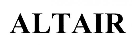 ALTAIRALTAIR - товарный знак РФ 426411
