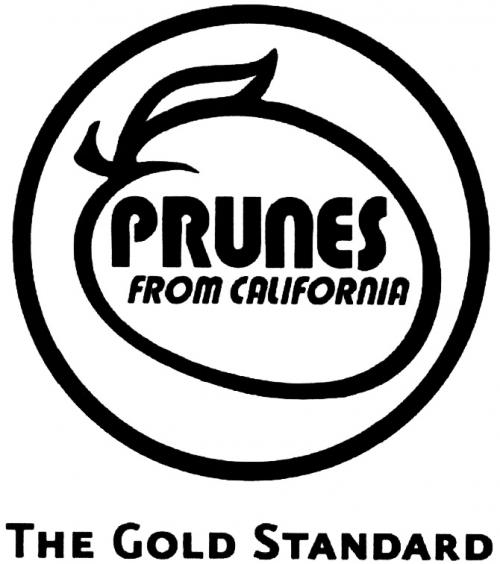 PRUNES PRUNES FROM CALIFORNIA THE GOLD STANDARDSTANDARD - товарный знак РФ 435690