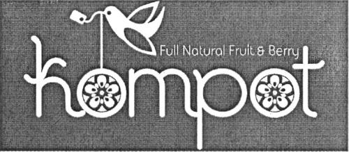 KOMPOT KOMPOT FULL NATURAL FRUIT & BERRYBERRY - товарный знак РФ 438868