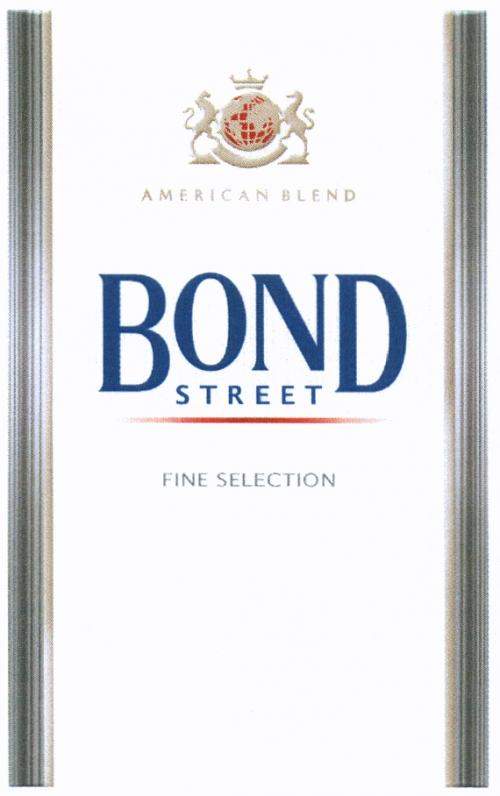 BONDSTREET BOND STREET AMERICAN BLEND FINE SELECTIONSELECTION - товарный знак РФ 445959