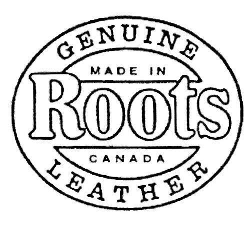 ROOTS ROOTS GENUINE LEATHER MADE IN CANADACANADA - товарный знак РФ 448161