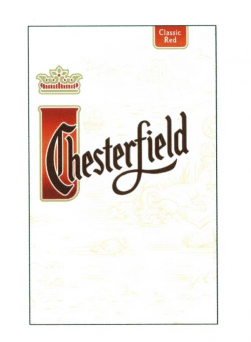 CHESTERFIELD CHESTERFIELD CLASSIC REDRED - товарный знак РФ 452187