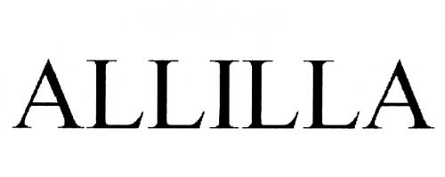 ALLILLAALLILLA - товарный знак РФ 458613