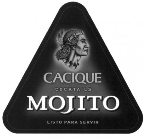 CACIQUE CACIQUE MOJITO COCKTAILS LISTO PARA SERVIRSERVIR - товарный знак РФ 466650