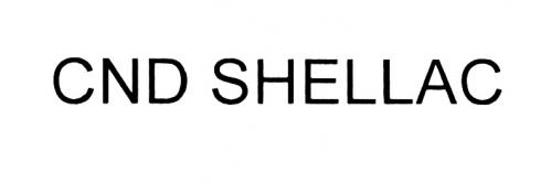 SHELLAC CND SHELLAC - товарный знак РФ 483395