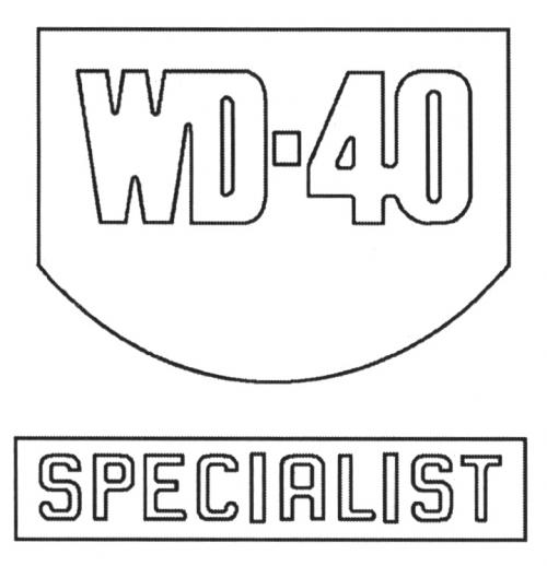 WD40 WD WD-40 SPECIALISTSPECIALIST - товарный знак РФ 487306