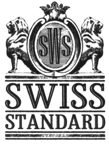 SWS SWISS STANDARDSTANDARD - товарный знак РФ 494227
