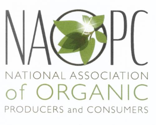 NAOPC NAOPC NATIONAL ASSOCIATION OF ORGANIC PRODUCERS AND CONSUMERSCONSUMERS - товарный знак РФ 499955