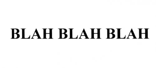 BLAH BLAH BLAH - товарный знак РФ 505446