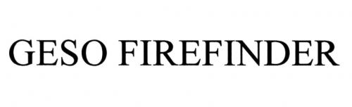GESO FIREFINDERFIREFINDER - товарный знак РФ 507092