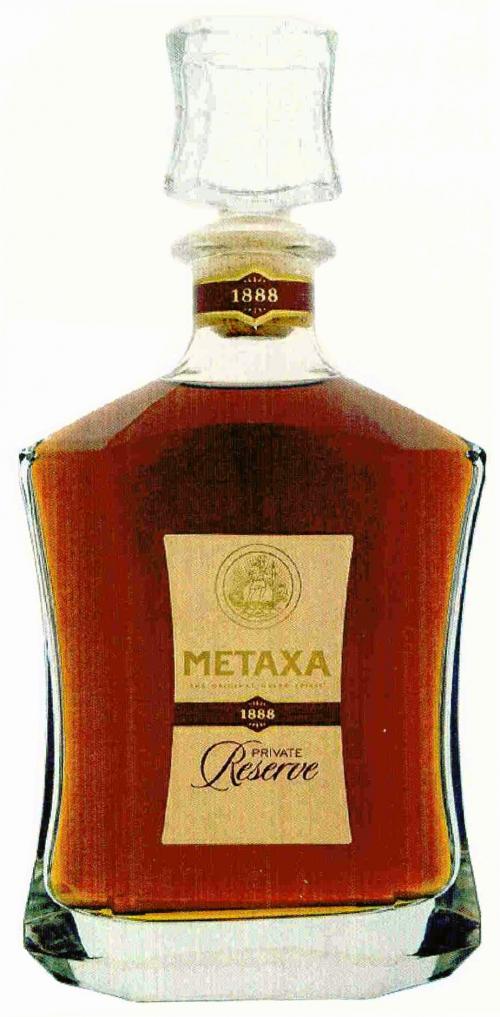 METAXA МЕТАХА METAXA PRIVATE RESERVE 18881888 - товарный знак РФ 507230