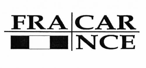 FRACAR FRANCECAR FRACARNCE FRA NCE FRANCE CARCAR - товарный знак РФ 507263