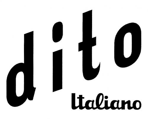 DITO ITALIANO - товарный знак РФ 931219
