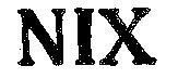 NIX - товарный знак РФ 99991