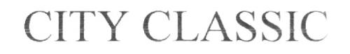 CITY CLASSIC - товарный знак РФ 197902